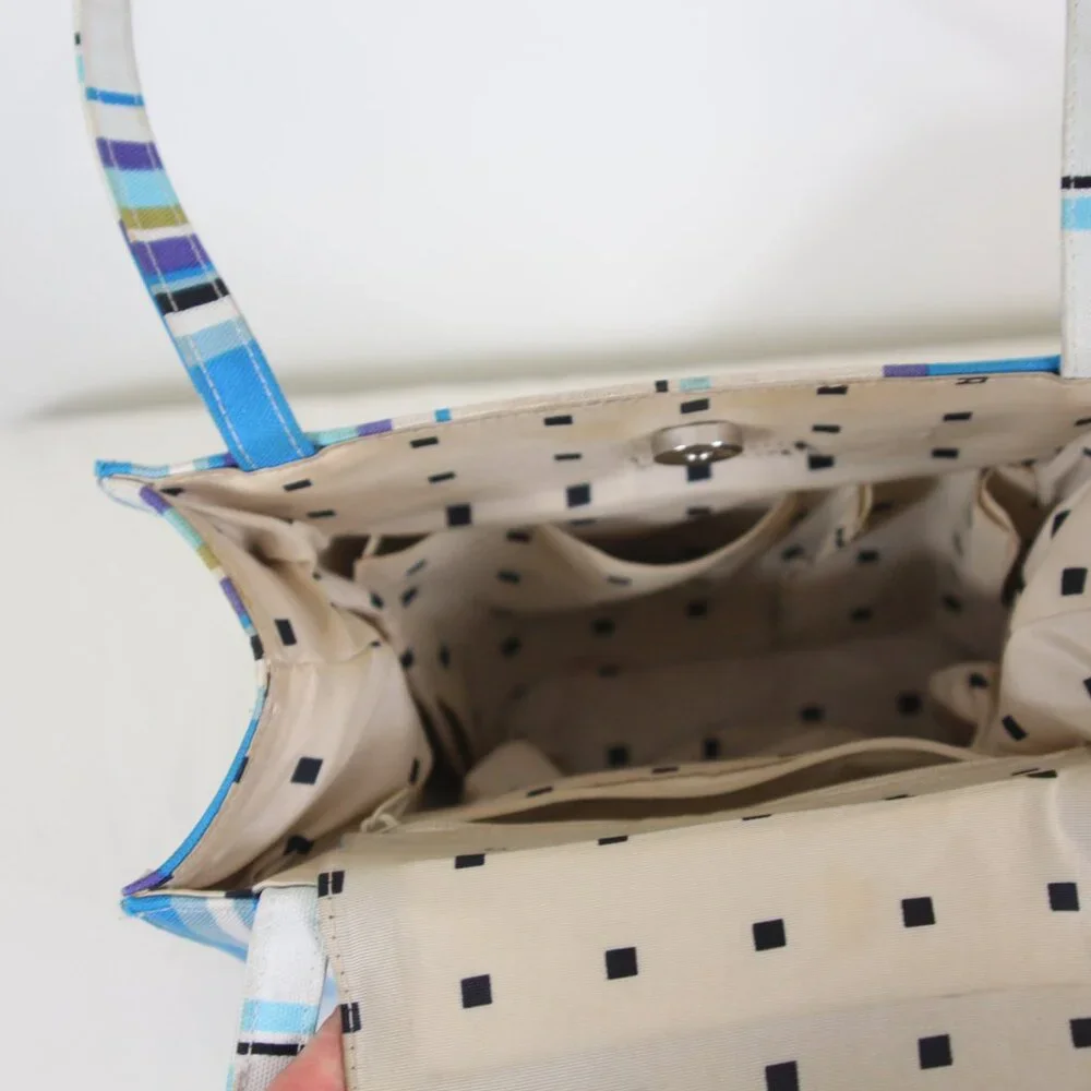 Kate Spade New York Striped‎ Small Tote Bag – Early 2000s-Y2K
